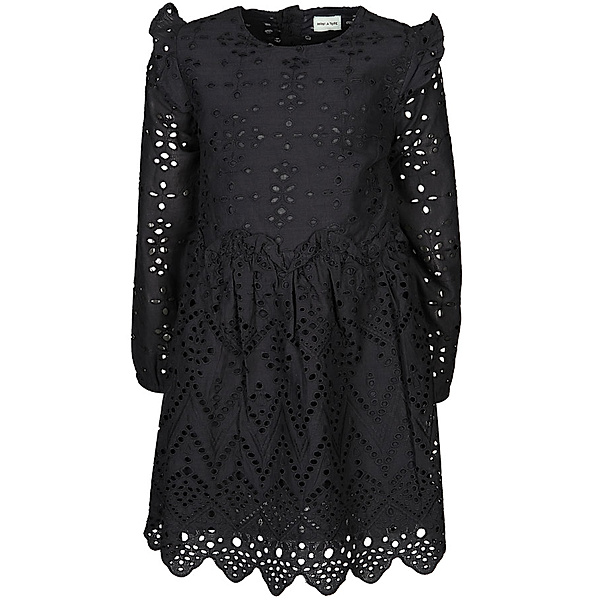 MINI A TURE Langarm-Kleid TILIA in schwarz