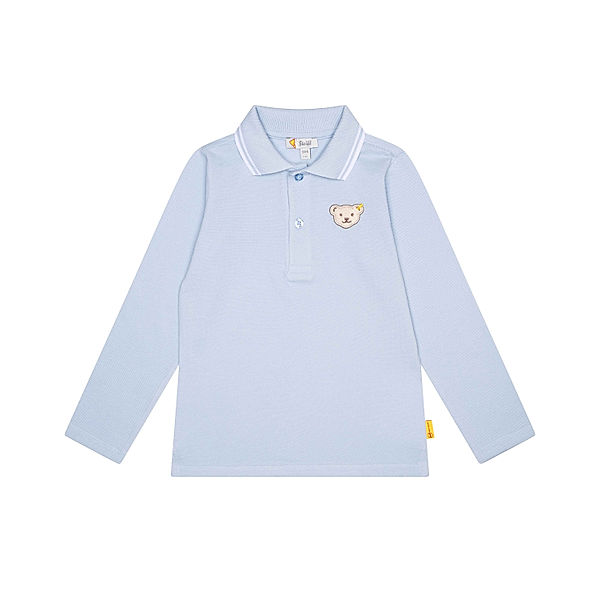 Steiff Langarm-Poloshirt BOYS SPECIAL DAY in kentucky blue