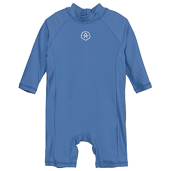 Color Kids Langarm-Schwimmanzug SOLID in coronet blue