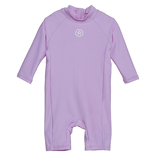 Color Kids Langarm-Schwimmanzug SOLID in lavender mist