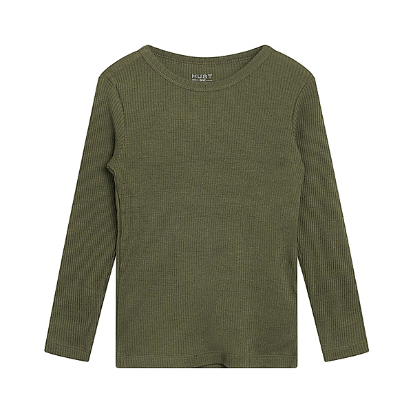 Hust & Claire Langarm-Shirt ADIE in olive