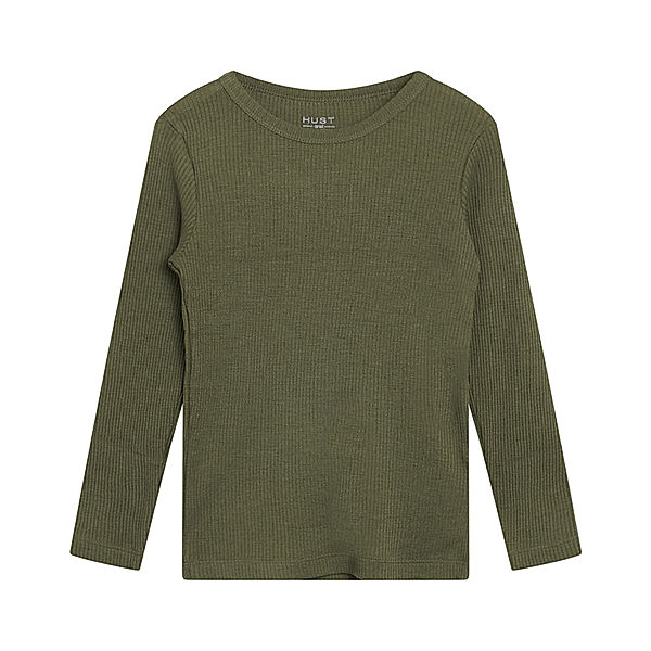 Hust & Claire Langarm-Shirt ADIE in olive