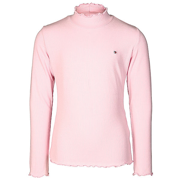 TOMMY HILFIGER Langarm-Shirt BABYLOCK RIB KNIT in romantic pink