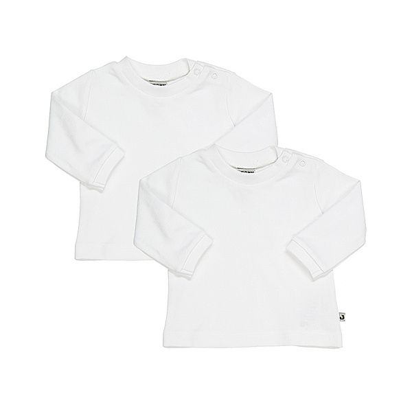 Jacky Langarm-Shirt BASIC JACKY 2er-Pack in weiß