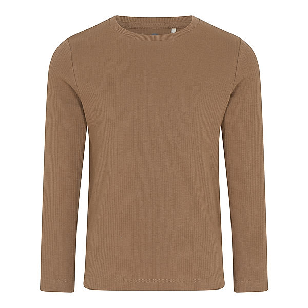 EN FANT Langarm-Shirt BASIC RIP in coca mocha