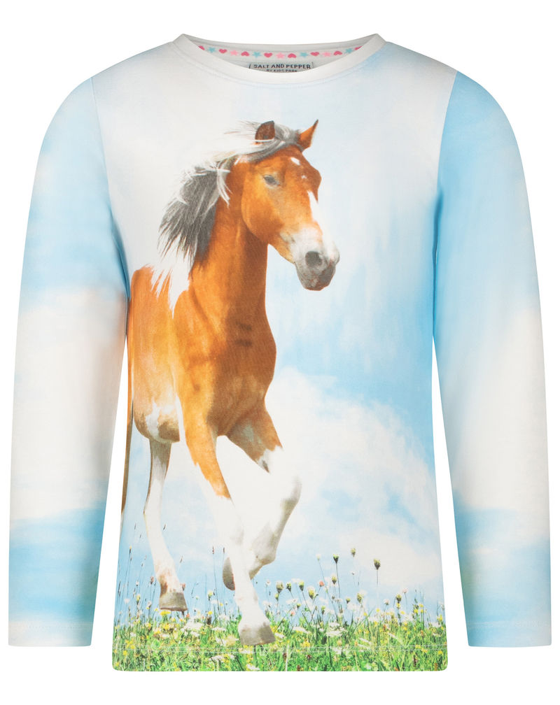 an pastel kaufen blue Langarm-Shirt HORSE HEAVEN
