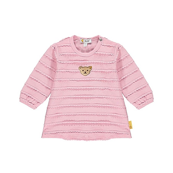 Steiff Langarm-Shirt SWEET HEART BABY in A-Linie in pink nectar