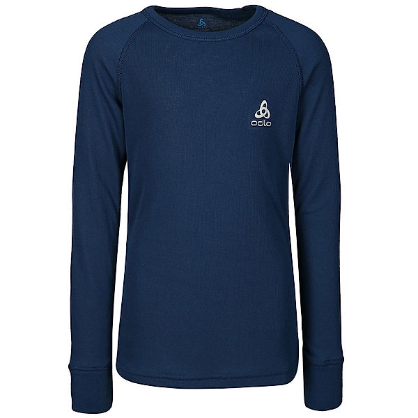 Odlo Langarm-Unterhemd ACTIVE WARM KIDS in estate blue