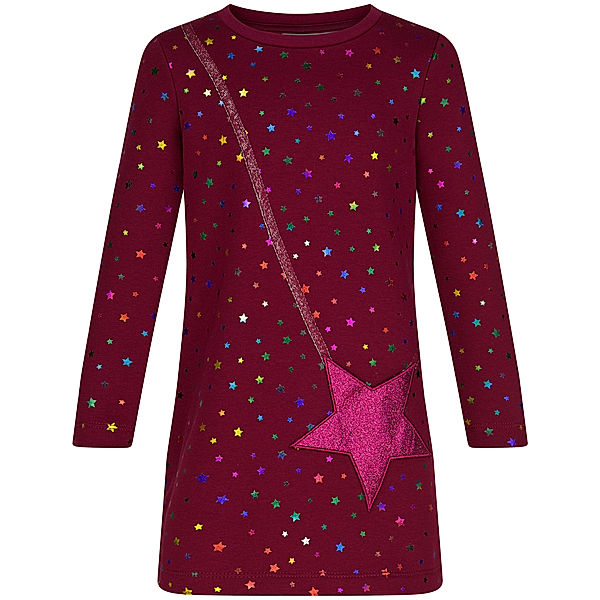 happy girls Langarmkleid DISCO STAR in berry