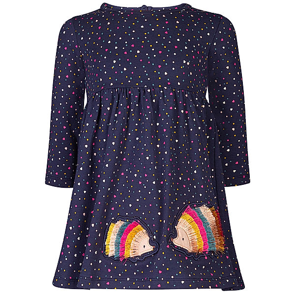 happy girls Langarmkleid LITTLE HEDGEHOG in navy