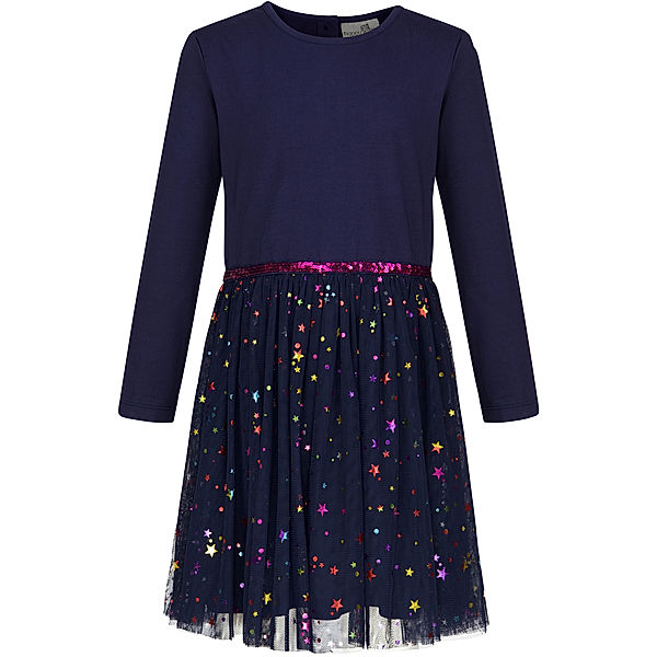 happy girls Langarmkleid NIGHTSKY mit Tüll in navy