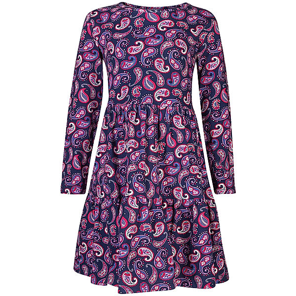 happy girls Langarmkleid PAISLEY in navy