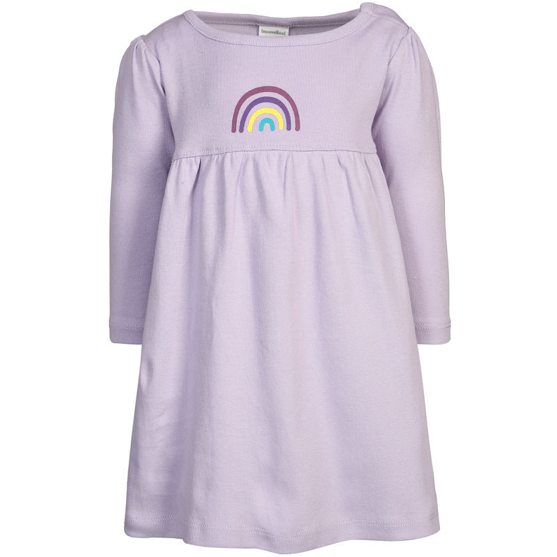 Langarmkleid REGENBOGEN in flieder