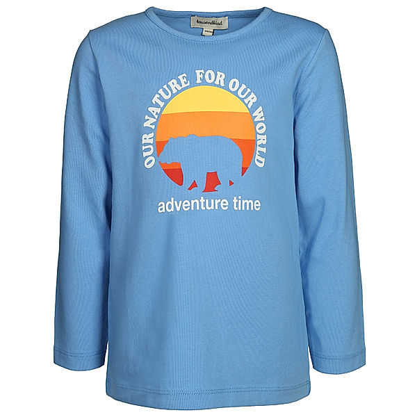 tausendkind collection Langarmshirt ADVENTURE TIME in hellblau