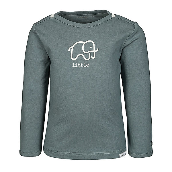 noppies Langarmshirt AMANDA – ELEPHANT in graugrün