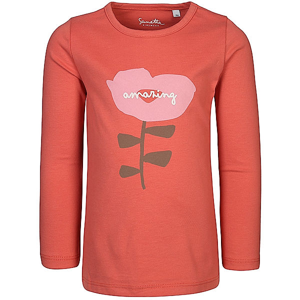 Sanetta Langarmshirt AMAZING in orange