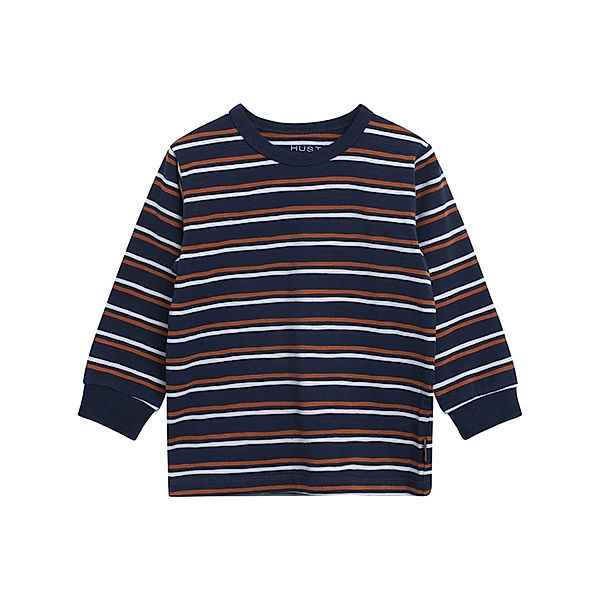 Hust & Claire Langarmshirt ANDREW in navy