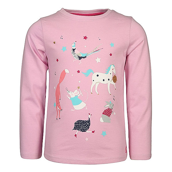 Tom Joule® Langarmshirt ANIMAL STAR in rosa