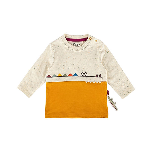 Sigikid Langarmshirt B - WILD CROCODILE in beige