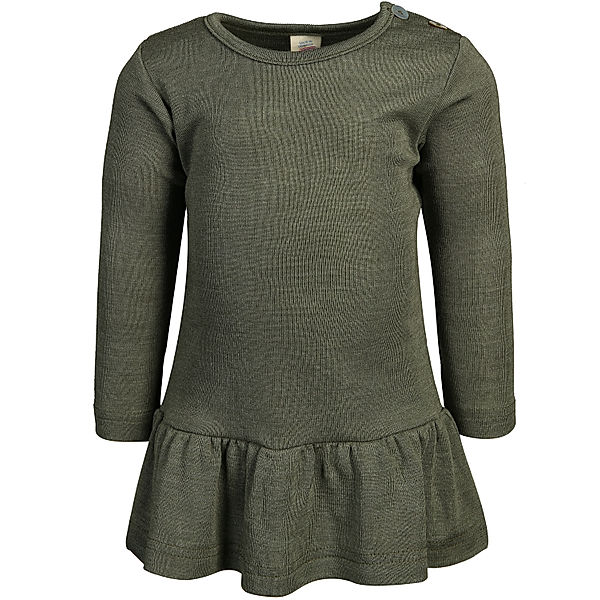 ENGEL Langarmshirt BABY GIRL mit Seide in olive