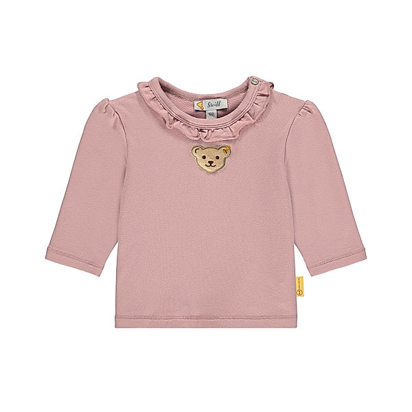 Steiff Langarmshirt BABY GIRLS SPECIAL DAY in pale mauve