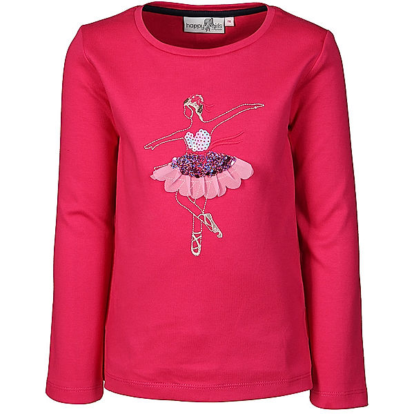 happy girls Langarmshirt BALLERINA in pink