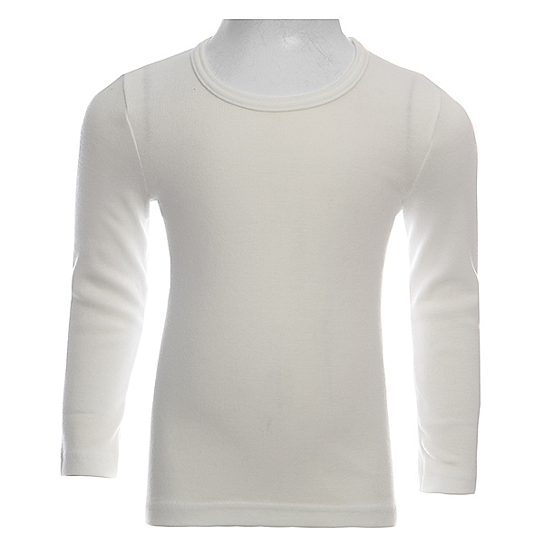 Sanetta Langarmshirt Basic in weiß