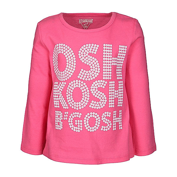 OshKosh Langarmshirt B‘GOSH mit Pailletten in pink