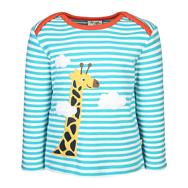 frugi Langarmshirt BOBBY - GIRAFFE gestreift in blue