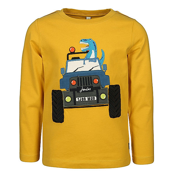 Tom Joule® Langarmshirt CHOMP – DINOTRUCK in gelb