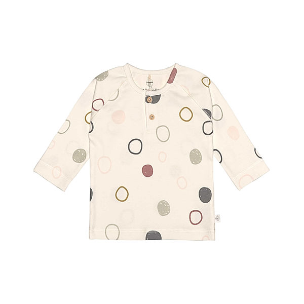 LÄSSIG Langarmshirt CIRCLES in offwhite