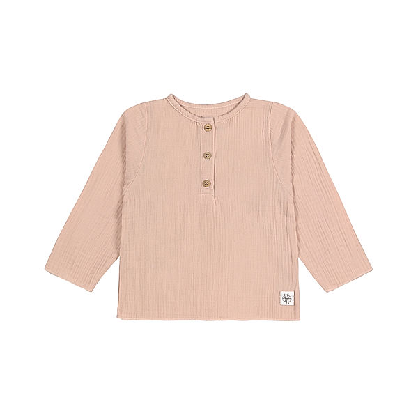 LÄSSIG Langarmshirt COZY MUSLIN in powder pink