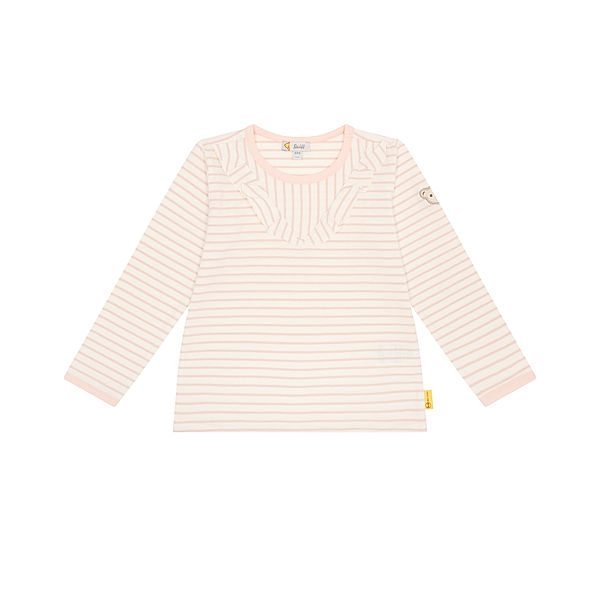 Steiff Langarmshirt DANUTA gestreift in seashell pink