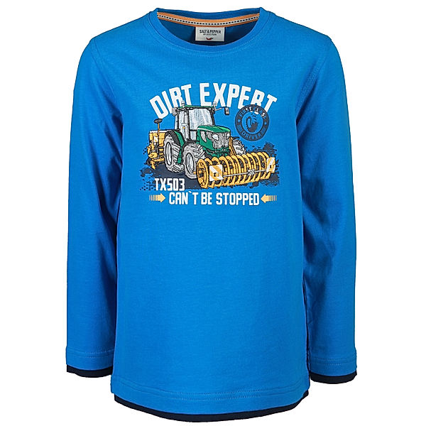 Salt & Pepper Langarmshirt DIRT EXPERT in galaxy blue