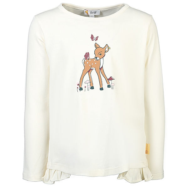 Steiff Langarmshirt ENCHANTED FOREST in antique white