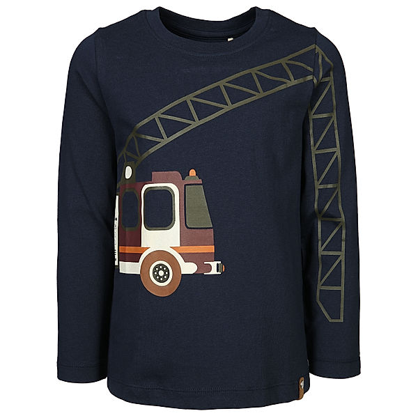 Minymo Langarmshirt FEUERWEHR in dark navy