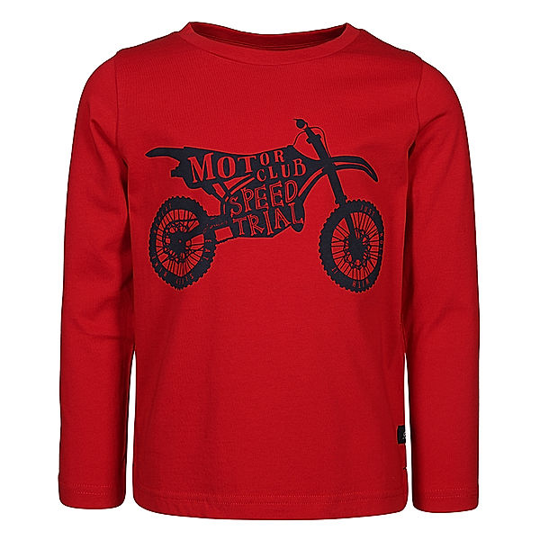 Tom Joule® Langarmshirt FINLAY – MOTORBIKE in rot