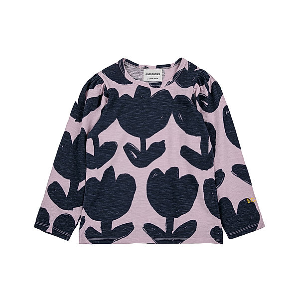 Bobo Choses Langarmshirt FLOWERS ALL OVER in lila