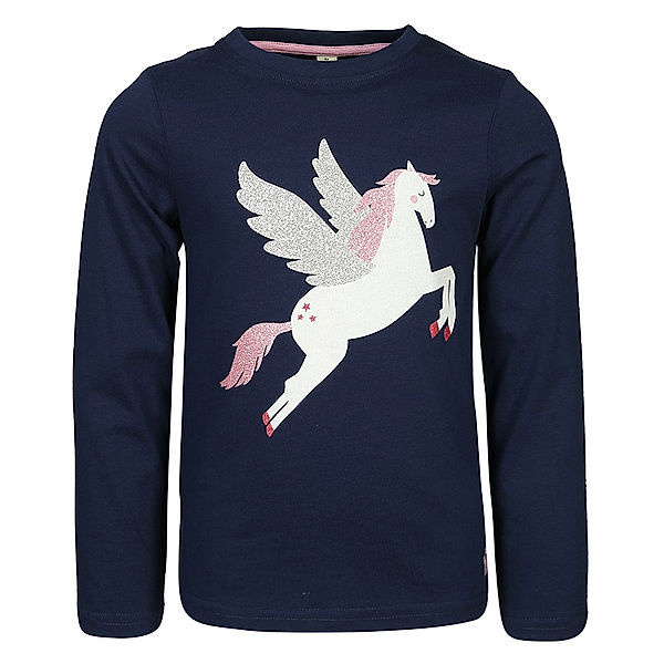 Tom Joule® Langarmshirt FLYING HORSE in navy