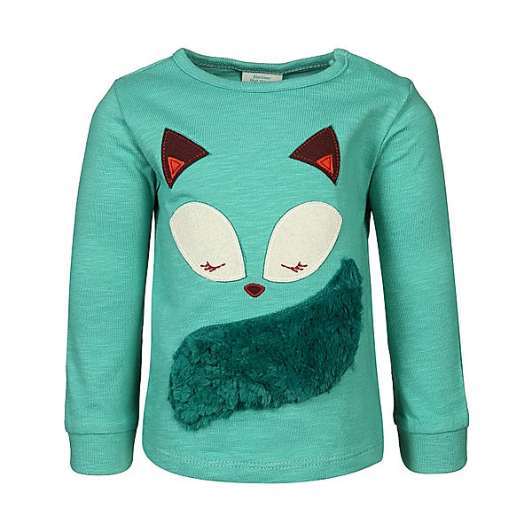 Boboli Langarmshirt FOREST FOX in türkis