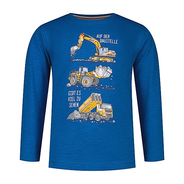 Salt & Pepper Langarmshirt FULL SPEED - AUF DER BAUSTELLE in alaska blue