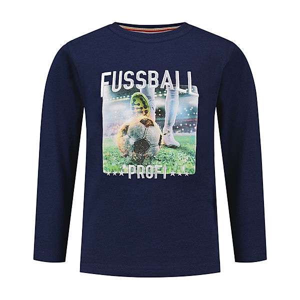 Salt & Pepper Langarmshirt FULL SPEED - FUSSBALL PROFI in true navy