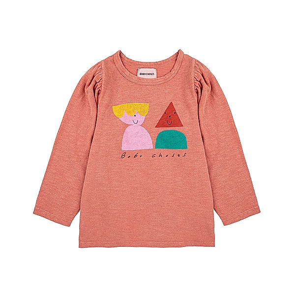 Bobo Choses Langarmshirt FUNNY FRIENDS BALLON in rosa