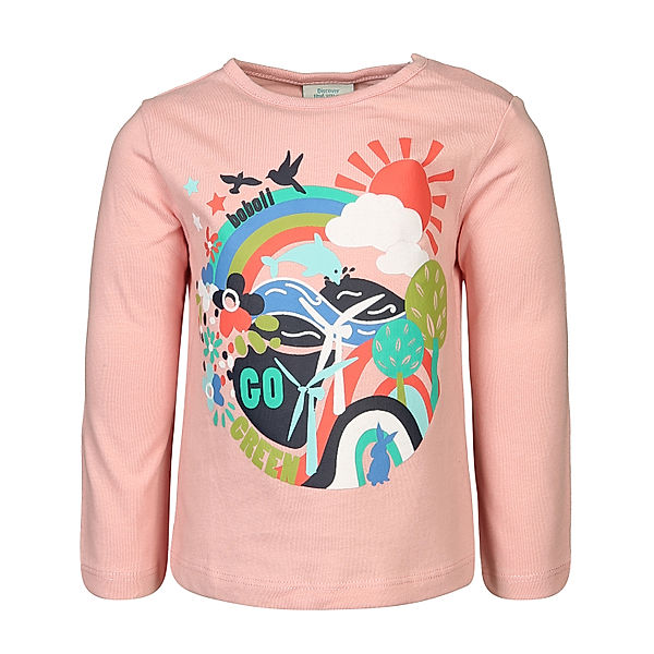 Boboli Langarmshirt GO GREEN in rosa