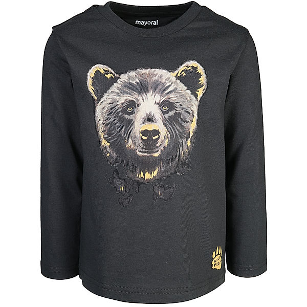 Mayoral Langarmshirt GRIZZLY in schwarz