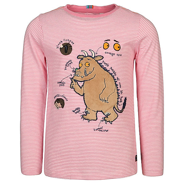 Tom Joule® Langarmshirt GRUFFALO AVA geringelt in rosa