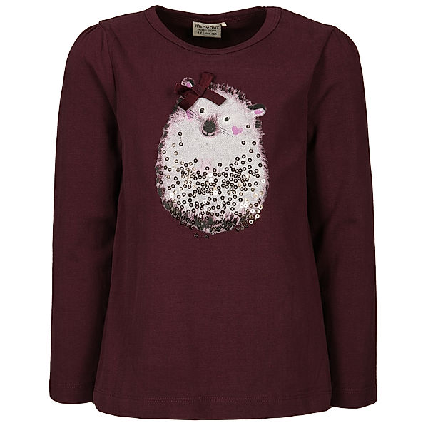 Minymo Langarmshirt HAMSTER in fig