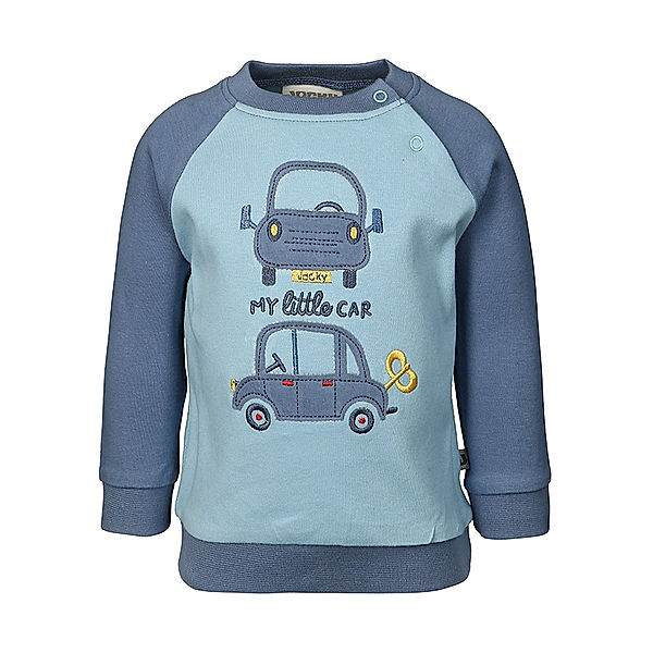 Jacky Langarmshirt HAPPY CAR FRIENDS in hellblau