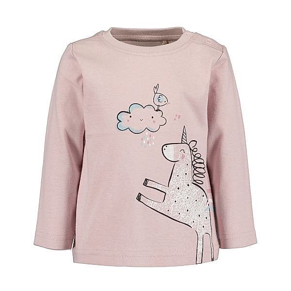 BLUE SEVEN Langarmshirt HAPPY CLOUD in rosa