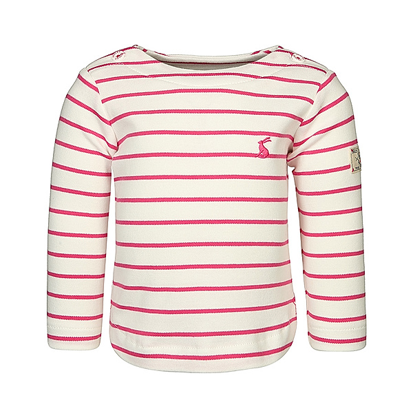 Tom Joule® Langarmshirt HARBOUR STRIPE in weiß/pink